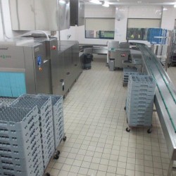 Moffat Wexiodisk Flight Dish Washing system at La Trobe Regional Hospital Victoria