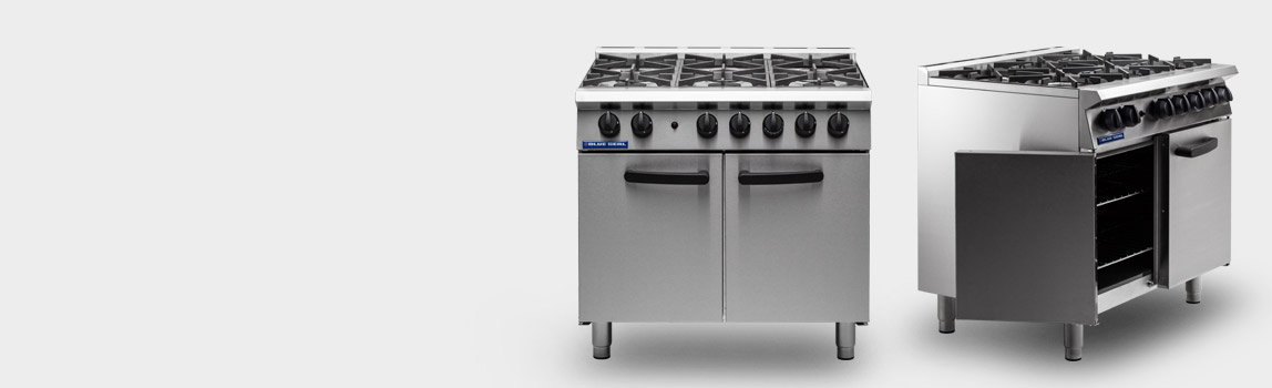 Blue Seal 4 burner cooker with oven Natural gas heavy duty catering commercial BLUE SEAL 