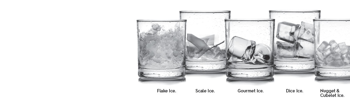 Different type of ice from Scotsman Ice Systems