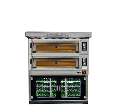 tagliavini 2emt24676bspt - 2 deck electric modular deck oven / prover under