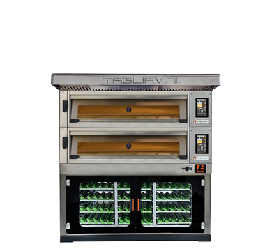 tagliavini 2emt34676bspt - 2 deck electric modular deck oven / prover under
