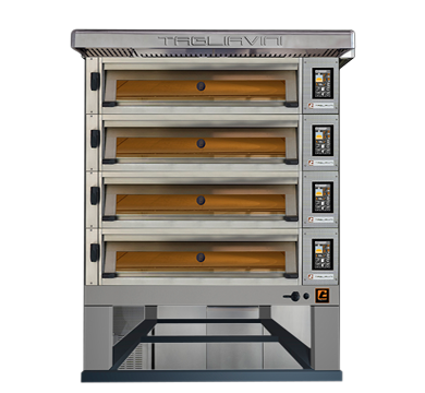 tagliavini 4emt34676bst - 4 deck electric modular deck oven