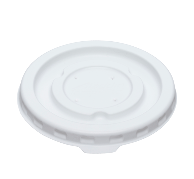 aladdin temp-rite b923b - disposable high heat lid - white