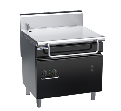 waldorf bold bp8080eeh-b0 900mm electric bratt pan with high splashback