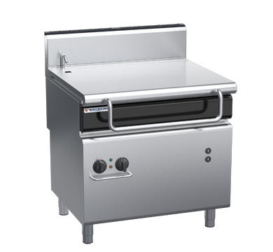 waldorf cue bp8080eeh-c0 900mm electric bratt pan electric lift with high splashback