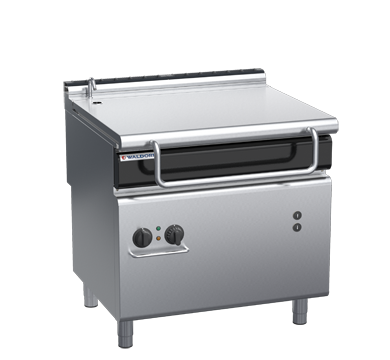 waldorf cue bp8080eel-c0 900mm electric bratt pan electric lift with low splashback