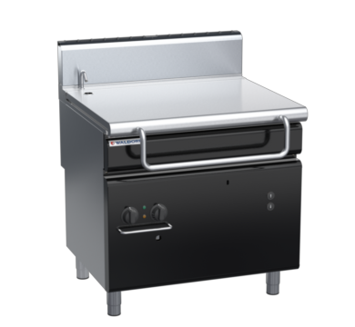 waldorf bold bp8080geh-b0 900mm gas bratt pan electric lift with high splashback