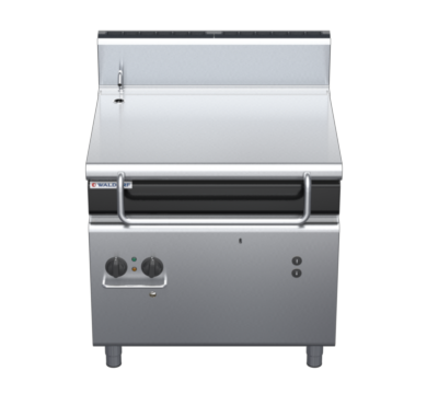 waldorf cue bp8080geh-c0 900mm gas bratt pan electric lift with high splashback