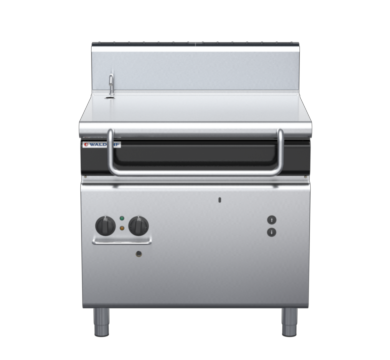 waldorf cue bp8080geh-c0 900mm gas bratt pan electric lift with high splashback