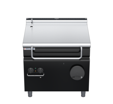 waldorf bold bp8080gl-b0 900mm gas bratt pan manual lift with low splashback