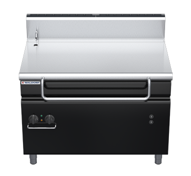 waldorf bold bp8120eeh-b0 1200mm electric bratt pan with high splashback