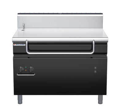 waldorf bold bp8120eeh-b0 1200mm electric bratt pan with high splashback