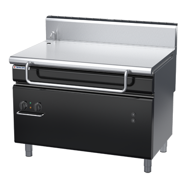 waldorf bold bp8120eeh-b0 1200mm electric bratt pan with high splashback