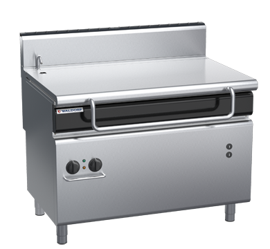 waldorf cue bp8120eeh-c0 1200mm electric bratt pan with high splashback