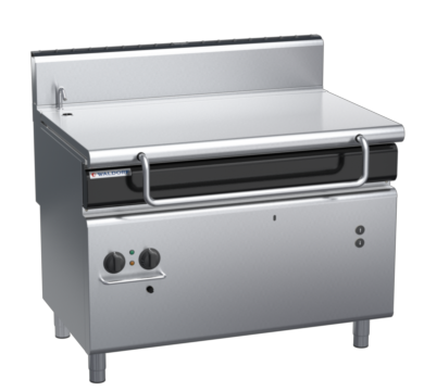 waldorf cue bp8120geh-c0 1200mm gas bratt pan with high splashback