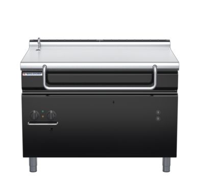 waldorf bold bp8120gel-b0 1200mm gas bratt pan electric lift with low splashback