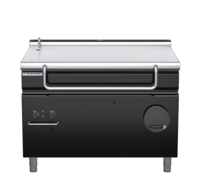 waldorf bold bp8120gl-b0 1200mm gas bratt pan manual lift with low splashback