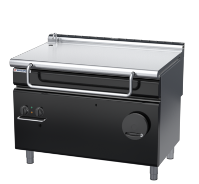 waldorf bold bp8120gl-b0 1200mm gas bratt pan manual lift with low splashback