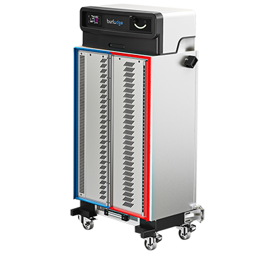 burlodge bsmart class-e station short - trayed meal delivery transport docking system
