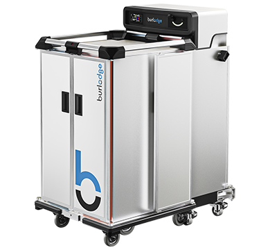 burlodge bsmart class-e station short - trayed meal delivery transport docking system
