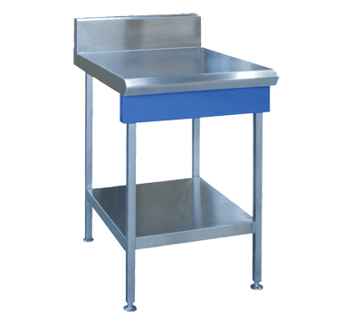 blue seal evolution series b60-ls - 600mm profiled in-fill table - leg stand