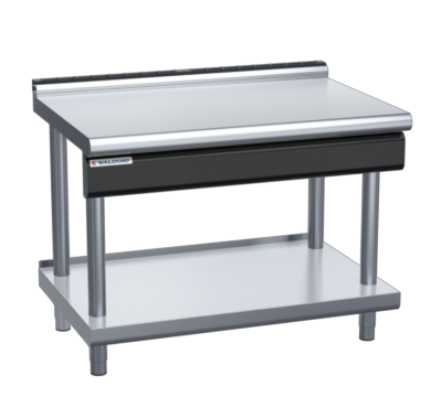 waldorf cue bt8120l-ls-c0 1200mm bench top on leg stand and low splashback