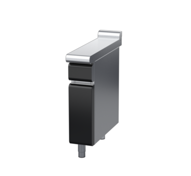 waldorf bold bt8200l-cb-b0 200mm bench top on cabinet base and low splashback