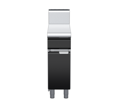 waldorf bold bt8300h-cd-b0 300mm bench top on cabinet base with door and high splashback