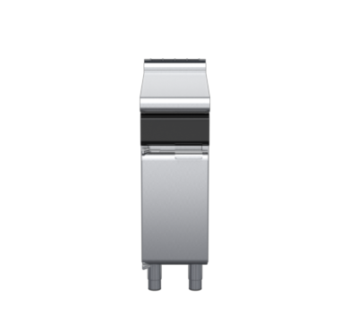 waldorf cue bt8300l-cd-c0 600mm bench top on cabinet base with door and low splashback