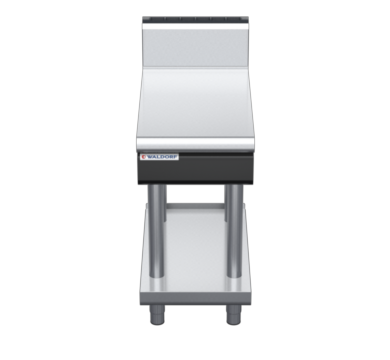 waldorf cue bt8450h-ls-c0 450mm bench top on leg stand and high splashback