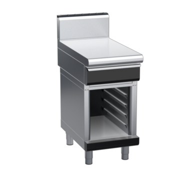 waldorf bold bt8450hdrw-cb-b0 450mm bench top on cabinet base and high splashback