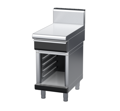 waldorf bold bt8450hdrw-cb-b0 450mm bench top on cabinet base and high splashback