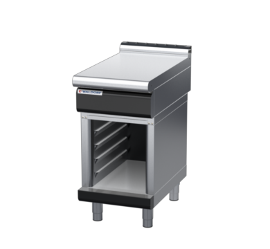 waldorf bold bt8450l-cb-b0 450mm bench top on cabinet base and low splashback