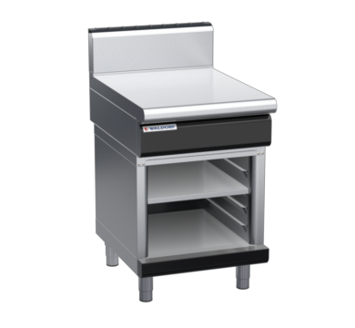 waldorf bold bt8600h-cb-b0 600mm bench top on cabinet base and high splashback