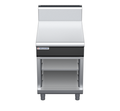 waldorf cue bt8600h-cb-c0 600mm bench top on cabinet base and high splashback