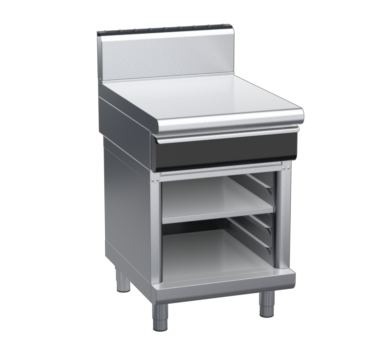 waldorf cue bt8600hdrw-cb-c0 600mm bench top on cabinet base and high splashback