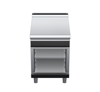 waldorf bold bt8600ldrw-cb-b0 600mm bench top on cabinet base and low splashback