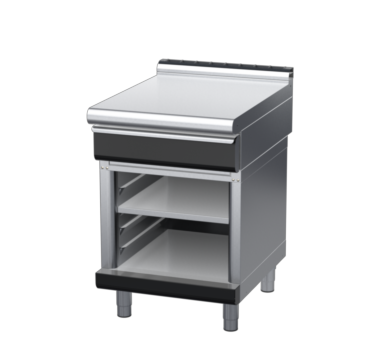 waldorf bold bt8600ldrw-cb-b0 600mm bench top on cabinet base and low splashback