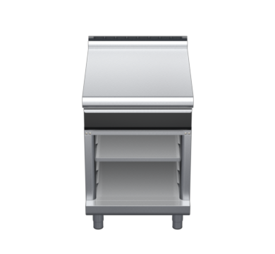 waldorf cue bt8600ldrw-cb-c0 600mm bench top on cabinet base and low splashback