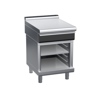 waldorf cue bt8600ldrw-cb-c0 600mm bench top on cabinet base and low splashback