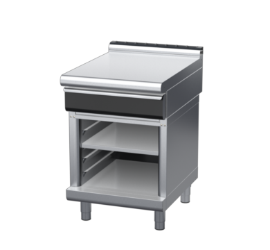 waldorf cue bt8600ldrw-cb-c0 600mm bench top on cabinet base and low splashback