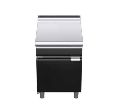 waldorf bold bt8600ldrw-cd-b0 600mm bench top with drawer on cabinet base with door and low splashback