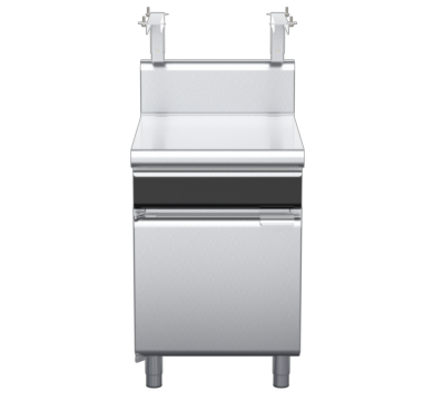 waldorf cue bt8600shdrw-cd-c0 600mm bench top with salamander support and drawer salamander support and high splashback