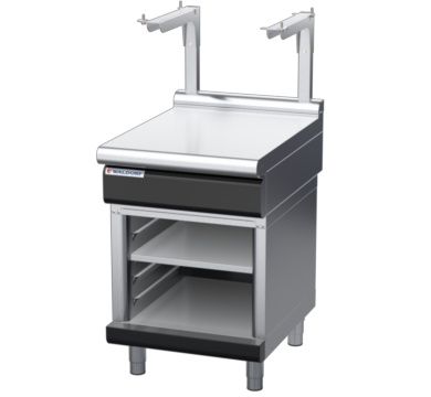 waldorf bold bt8600sl-cb-b0 600mm bench top with salamander support salamander support and low splashback