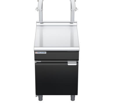 waldorf bold bt8600sl-cd-b0 600mm bench top with salamander support salamander support and low splashback