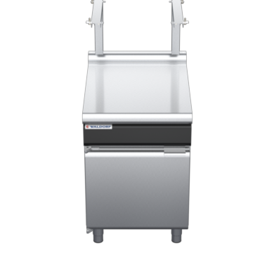 waldorf cue bt8600sl-cd-c0 600mm bench top with salamander support salamander support and low splashback