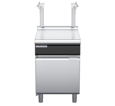 waldorf cue bt8600sl-cd-c0 600mm bench top with salamander support salamander support and low splashback