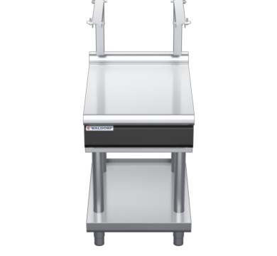 waldorf cue bt8600sl-ls-c0 600mm bench top with salamander support salamander support and low splashback