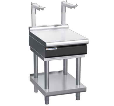 waldorf cue bt8600sl-ls-c0 600mm bench top with salamander support salamander support and low splashback