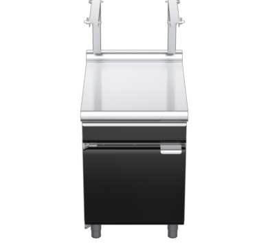waldorf bold bt8600sldrw-cd-b0 600mm bench top with salamander support and drawer salamander support and low splashback